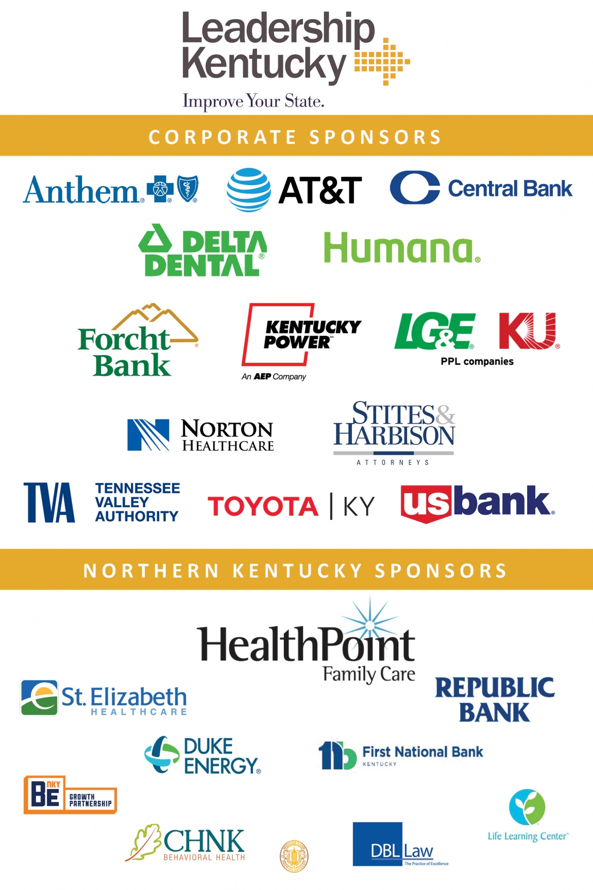 LKY Northern Kentucky Session Sponsors